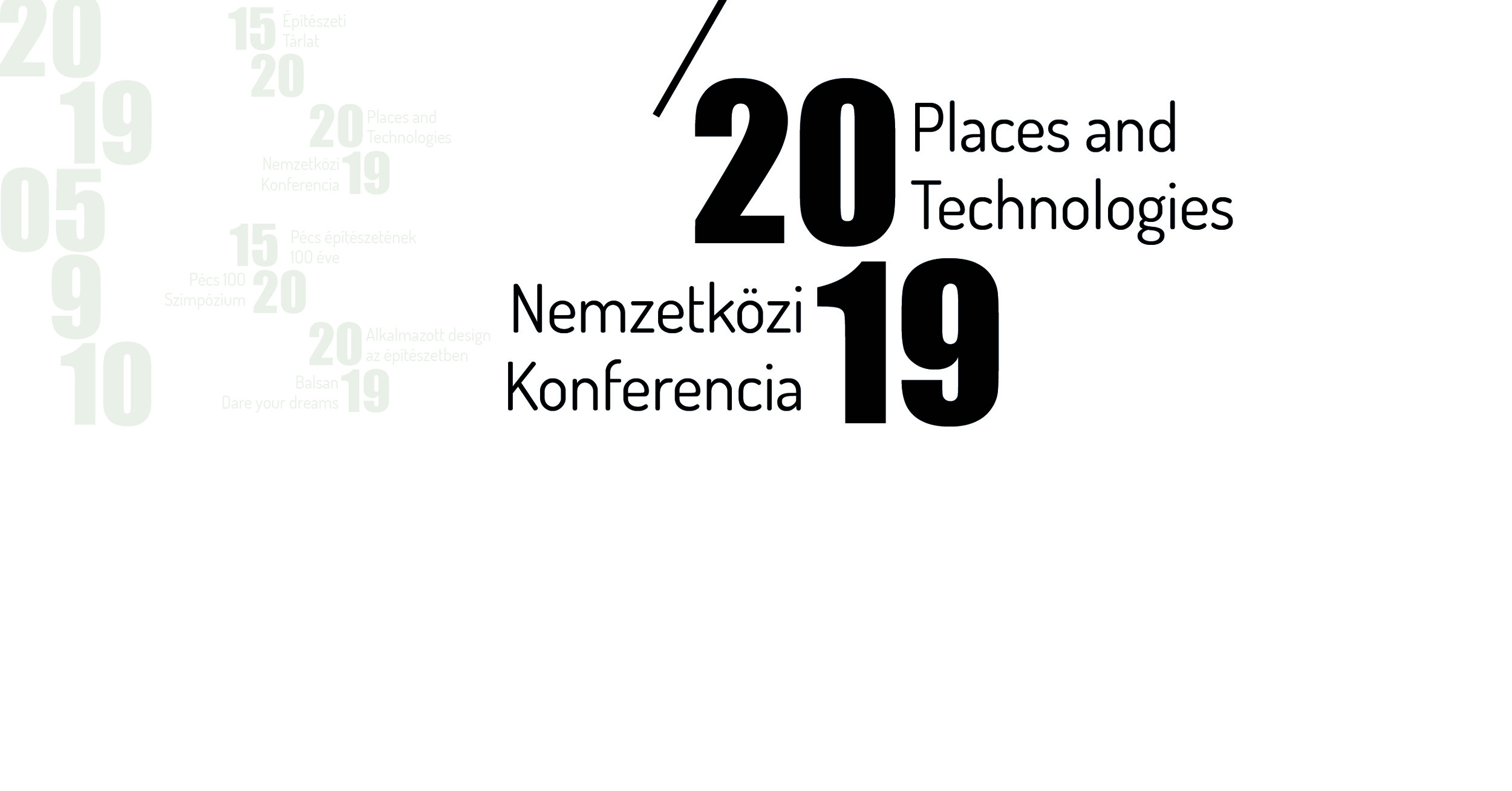 Places and Technologies 2019